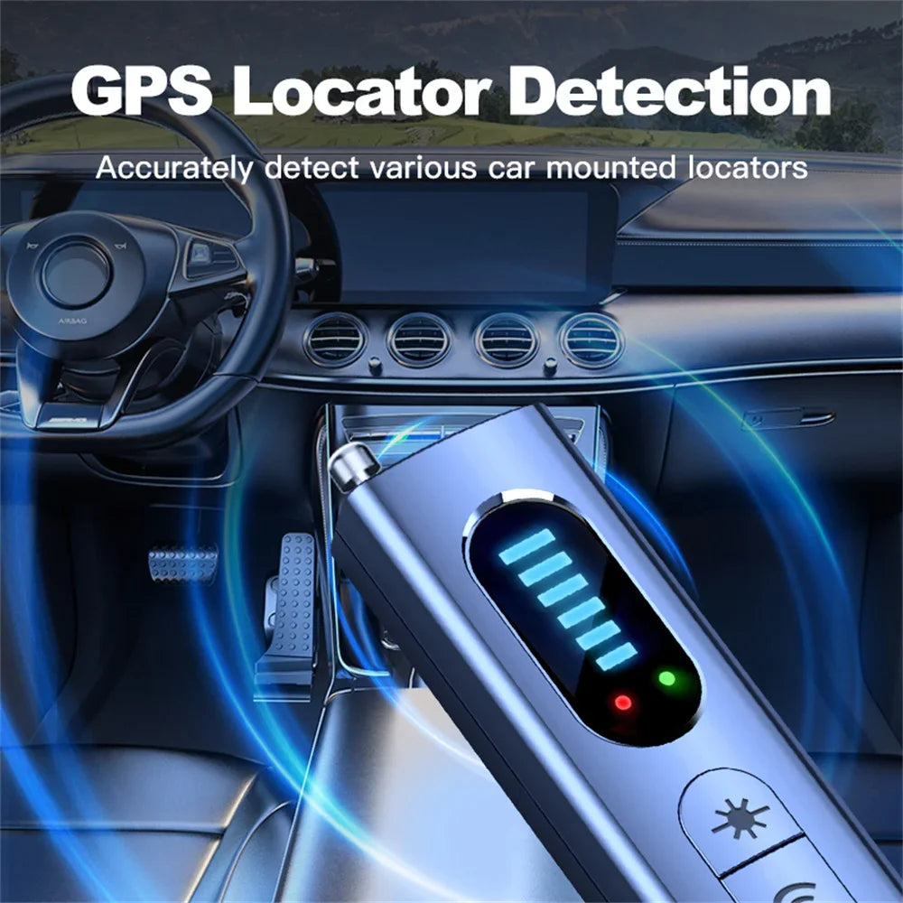 Détecteur de caméra cachée anti-espion portable