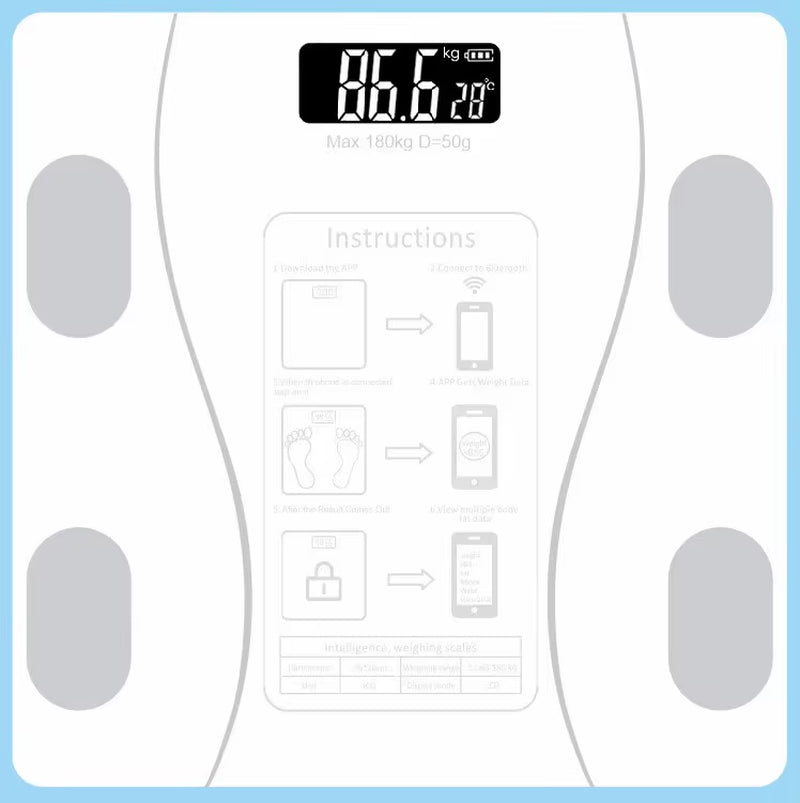 Balance connectée Bluetooth analyse corporelle