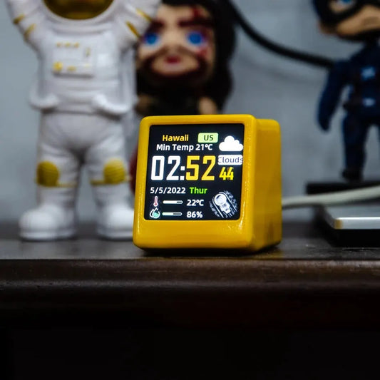 Horloge météo WiFi connectée avec écran LCD