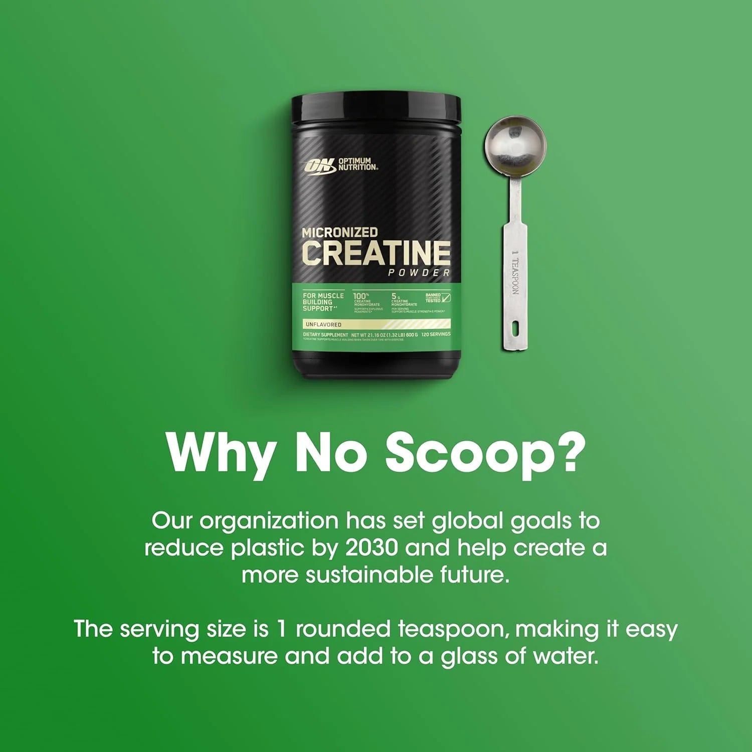 Créatine monohydrate micronisée Optimum Nutrition 300g