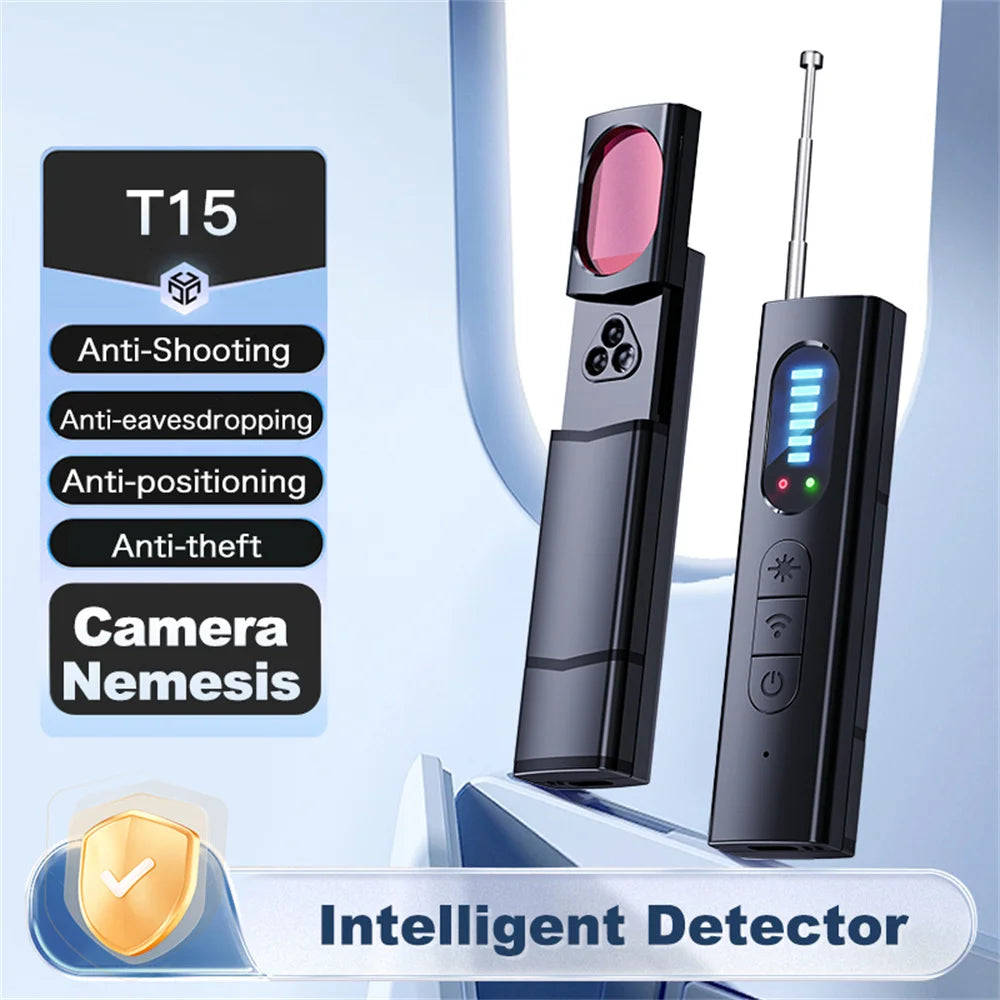 Détecteur de caméra cachée anti-espion portable