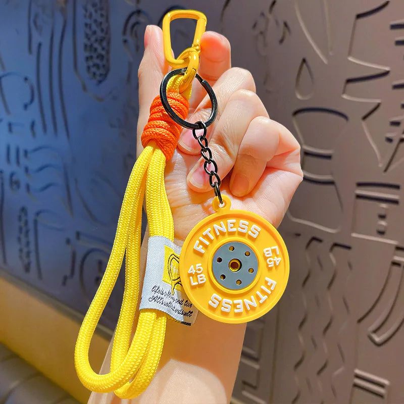 Porte-Clés Fitness Haltère Pour Passionnés De Sport