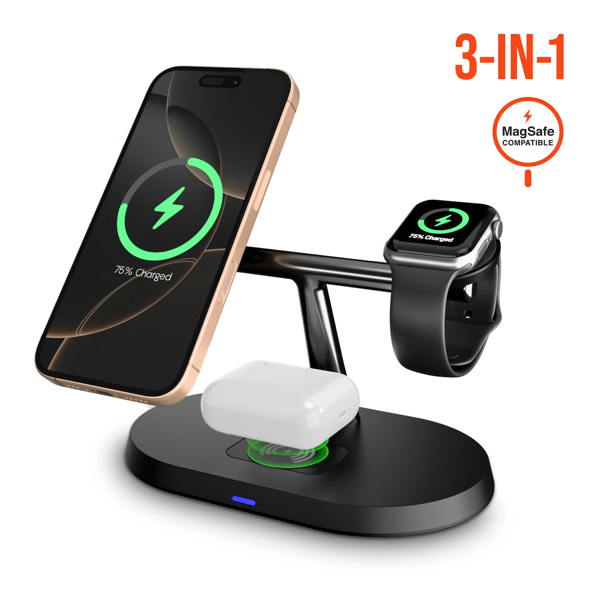 Station de charge MagSafe 3-en-1 HyperGear MaxCharge Pro