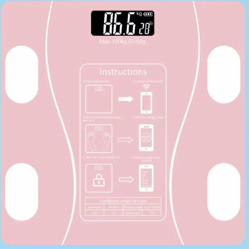 Balance connectée Bluetooth analyse corporelle